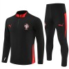 Portugal Trenings Collegegenser 2025-26 Kvart-Zip Svart - Herre